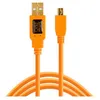 Image de TETHER TOOLS TetherPro USB 2.0 vers USB Mini-B 5 broches 4,6 m orange