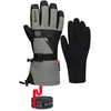 Image de 686 - Gants de ski 3 en 1 imper-respirants en GORE-TEX® - M Gore-Tex Smarty Gauntlet Glove Charcoal en Laine - Taille L - Gris