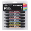 Image de 6 marqueurs Brushmarkers - Tons moyens