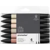 Image de Lot De 6 Feutres Promaker Tons Chair - Winsor Et Newton
