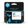 Image de HP 22 - 5 ml - couleur (cyan, magenta, jaune) - original - cartouche d'encre - pour Deskjet F2185, F2187, F2210, F2235, F2240, F2275, F2280, F2290, F375, F4175, F4190, F4194