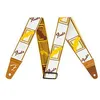Image de Weighless 2" Monogrammed Strap White/Brown/Yellow
