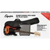 Image de Squier Pack Affinity Series Precision Bass Pj - 3-Color Sunburst