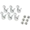 Image de Fender All Short Locking Tuners Chrome MÃ©caniques Guitare (Lot De 6)