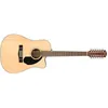Image de Fender Cd-60sce Dreadnought 12 Cordes Naturel - Guitare Ãlectro-Acoustique