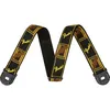 Image de Sangle Fender Quick Grip Quick Grip, Monogramme Noir/Jaune Et Marron, 2
