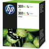 Image de Cartouche d'encre HP 301XL (D8J46AE) tricolore haute capacité 2x - Multipack