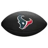 Image de Mini Ballon De Football AmÃ©ricain Wilson Nfl Team Logo Houston Texans Noir