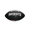 Image de Mini Ballon De Football AmÃ©ricain Wilson Soft Touch Nfl Team Logo New England Patriots Noir