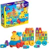 Image de MEGA BLOKS - Le Train de l'Alphabet - Jouet de construction - 12 mois et +