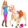 Image de Barbie - et son cheval - Coffret PoupÃ©e Mannequin - 3 ans et +