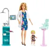 Image de Barbie - Coffret PoupÃ©e Barbie Dentiste Blonde