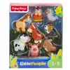 Image de Fisher-Price Little People Coffret Animaux, Pack 8 figurines