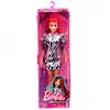Image de Barbie Fab Barbie - PoupÃ©e Fashionista #168 Robe ZÃ©brÃ©e - PoupÃ©e Mannequin - DÃ¨s 3 Ans