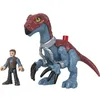 Image de Fisher-Price Imaginext - Jurassic World - Therizinosaurus et Owen - Figurines pour enfants - 3 ans et +