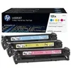 Image de HP 131A - Pack de 3 - jaune, cyan, magenta - original - LaserJet - cartouche de toner (U0SL1AM) - pour LaserJet Pro 200 M251n, 200 M251nw, 200 en occasion ou reconditionné