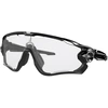 Image de Oakley - Lunettes de soleil photochromiques - Jawbreaker Polished Black Clear/Black Photo Irid - Noir