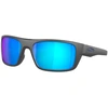 Image de Oakley - Lunettes de soleil polarisées - Drop Point Prizm Sapphire Polarized pour Homme - Gris