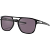 Image de Oakley - Lunettes de soleil - Latch Beta Matte Black Prizm Grey en Silicone - Noir