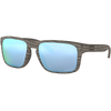 Image de Oakley - Lunettes de soleil polarisantes - Holbrook Woodgrain Prizm Deep Water Polar - Marron