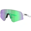 Image de Oakley - Lunettes de soleil - Sutro Lite Sweep Matte White Prizm Road Jade - Blanc