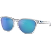 Image de Oakley - Lunettes de soleil - Manorburn Polished Clear Prizm Sapphire - Blanc