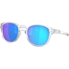 Image de Oakley - Lunettes de soleil polarisantes - Latch Matte Clear Prizm Sapphire Polarized - Blanc