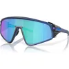 Image de Lunettes de soleil OAKLEY LATCH PANEL (Bleu marine transparent mat - Prizm Saphir)