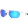 Image de Oakley - Lunettes de soleil - Lateralis Matte Clear Prizm Sapphire - Blanc