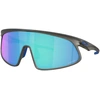 Image de Oakley - Lunettes de soleil polarisantes - Rslv Matte Grey Smoke Prizm Sapphire - Gris