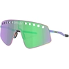 Image de Oakley - Lunettes de soleil - Sutro TI Sweep Polished Oil Slick Prizm Road Jade en Titane - Violet