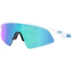 Image de Oakley - Lunettes de soleil - Resistor Sweep Polished White Prizm Sapphire - Blanc