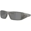 Image de Oakley - Lunettes de soleil - Heliostat Matte Grey Ink Fingerprint Prizm Black - Noir