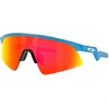 Image de Oakley - Lunettes de soleil - Resistor Sweep Polished Sky Blue Prizm Ruby - Bleu