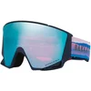 Image de Oakley - Masque de ski avec 2 écrans - Flow Scape M Mikeala Shiffrin Signature Prizm Sapphire & Prizm Iced - Bleu