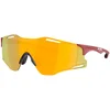 Image de Oakley - Lunettes de soleil - Cybr Zero Matte Iron Red Prizm 24K - Rouge