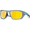 Image de Oakley - Lunettes de soleil polarisantes - Lateralis Matte Trans Abyss/Prizm 24K Polar pour Homme - Gris