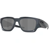 Image de Oakley - Lunettes de soleil - Instagator Blue Steel/Prizm Black Iridium pour Homme - Noir