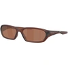 Image de Oakley - Lunettes de soleil polarisées - Terraforma Matte Rootbeer - Marron