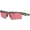 Image de Oakley - Lunettes de soleil - Bisphaera Speed Matte Trans Olive Ink - Gris