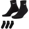 Image de Chaussettes Nike everyday cushioned Noir 38/42 SX7667-010