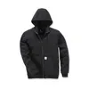 Image de Sweat de travail Ã  capuche - Softshell dÃ©perlant - Wind Fighter - noir XXL CARHARTT