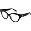 Image de Lunettes de soleil Balenciaga  BB0482O Cadres Optiques, Noir/Transparent, 56 mm P31891536
