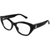 Image de Lunettes de soleil Balenciaga  BB0481O Cadres Optiques, Noir/Transparent, 56 mm P31891537