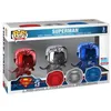 Image de Justice League - Pack 3 Figurines Pop! Vinyl Superman (Landing) (Chrome) Fall Convention 2018 9 Cm
