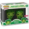 Image de Figurine Ad Icons - 2-Pack Green Giant & Sprout Metallic Exclu Pop 10cm