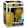 Image de Figurine Funko Pop - Star Wars ExclusivitÃ© Walmart NÂ°63 - Chewbacca - MÃ©tallique Or (43023)