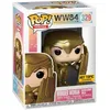 Image de Figurine Funko Pop - Wonder Woman 1984 - Ww84 NÂ°329 - Wonder Woman Avec Bouclier Et Armure En Or - Metallic (46659)