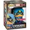 Image de Figurine Funko Pop - Captain America - Marvel: Black Light (648) - Pop Movies - Exclusive - Fu48845