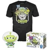 Image de Pixar - Booble Head Pop NÂ°749 - Alien Remix As Buzz + T-Shirt (M)